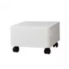 Szafka na papier / podstawa Kyocera CB-365W-B — podłogowa, drewniana, biała, szer. 380 × gł. 410 × wys. 250 mm
