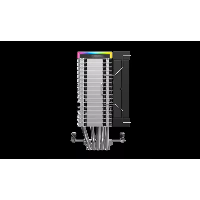 Chłodzenie powietrzne DeepCool AK500S Digital SE — wentylator 120 mm, obsługa gniazd LGA1700/AM5/AM4 oraz Intel LGA115x/1200, czarne