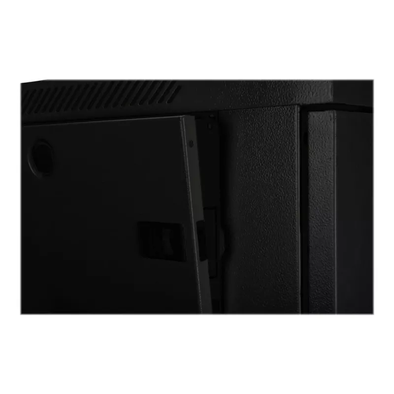 DIGITUS Dynamic Basic DN-19 16-U-EC-SW - Szafa - szafa sieciowa - odpowiednia do montażu na ścianie - Czarny, RAL 9005 - 12U - 48.3 cm (19)