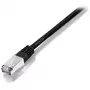 Equip Cat.5e SF/UTP Kabel krosowy skrośny, 1m, 1 m, Cat5e, SF/UTP (S-FTP), RJ-45, RJ-45, Czarny