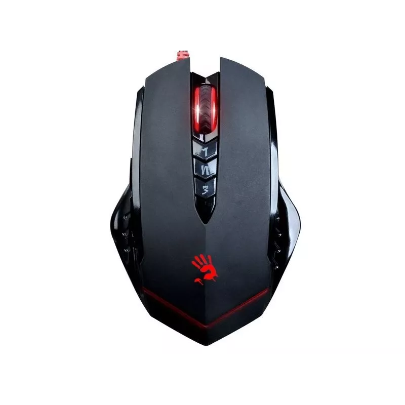 Mysz gamingowa A4Tech Bloody V8m — 3200 DPI, 8 przycisków, optyczna V-Track, USB Type-A, czarna