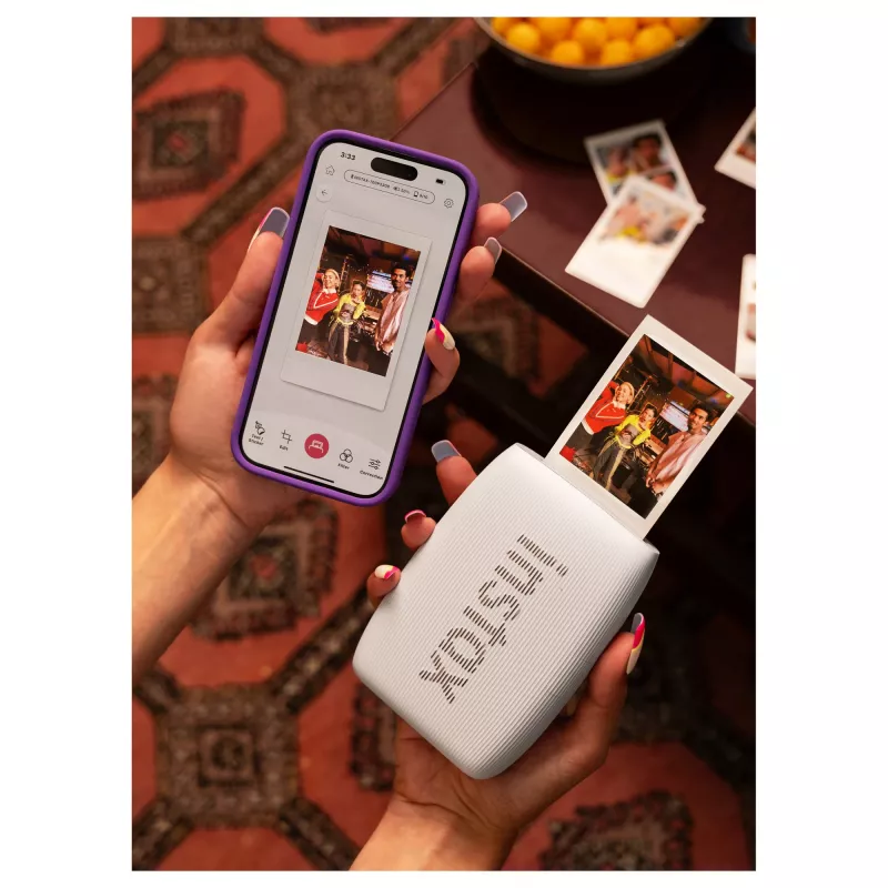 Drukarka fotograficzna Fujifilm Instax Mini Link 3 biały Bluetooth przenośna drukarka natychmiastowa do zdjęć ze smartfona