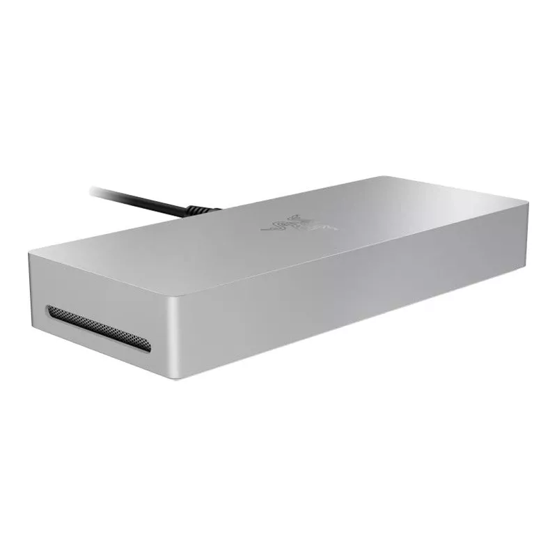 Razer Thunderbolt 5 Dock Mercury biały — 4 porty USB, 1 HDMI