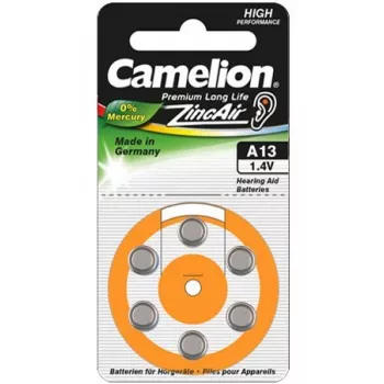 Ogniwa cynkowo-powietrzne Camelion A13/DA13/ZL13 6 szt.