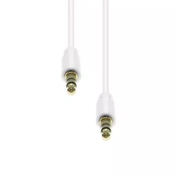 ProXtend 3-pin cienki kabel M-M biały 2 m (model M3S-02W) — 3-pin wtyk-wtyk cienki