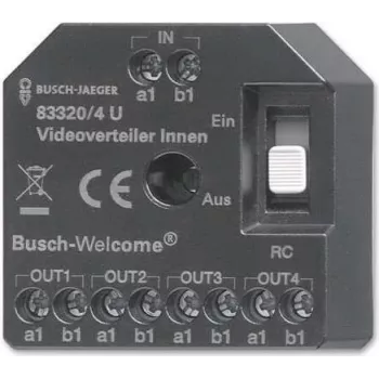 BJ 83320/4 U Aktywny rozdzielacz wideo do montażu podtynkowego (2CKA008300A0508)