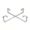 Uchwyt kablowy Extralink Four arms rama aluminiowa S500 — 500 x 500 x 70 mm, biurko/ściana, aluminium