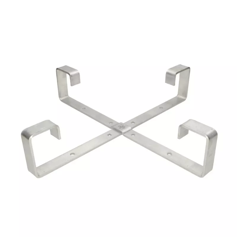 Uchwyt kablowy Extralink Four arms rama aluminiowa S500 — 500 x 500 x 70 mm, biurko/ściana, aluminium