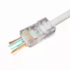 Złącze przewodowe Gembird LC-PTU-01/100 8P8C RJ45 przezroczyste