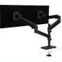 Ergotron LX Pro - Zestaw montażowy (podwójne ramię) - dla 2 wyświetlaczy LCD - mocowanie przelotowe - aluminium - czarny - przekątna ekranu: do 61 cm (do 24 cali) (45-710-292)
