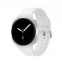 Samsung Galaxy Watch 8 3,3 cm (1,3 cala) AMOLED 40 mm Cyfrowy 438 x 438 pikseli Ekran dotykowy Srebrny Wi-Fi GPS (satelitarny)