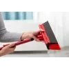 Miotła do podłogi VILEDA 143703 z trzonkiem, technopolimer, miękko-twarde włosie, wewnętrzna, 130 cm, czerwona