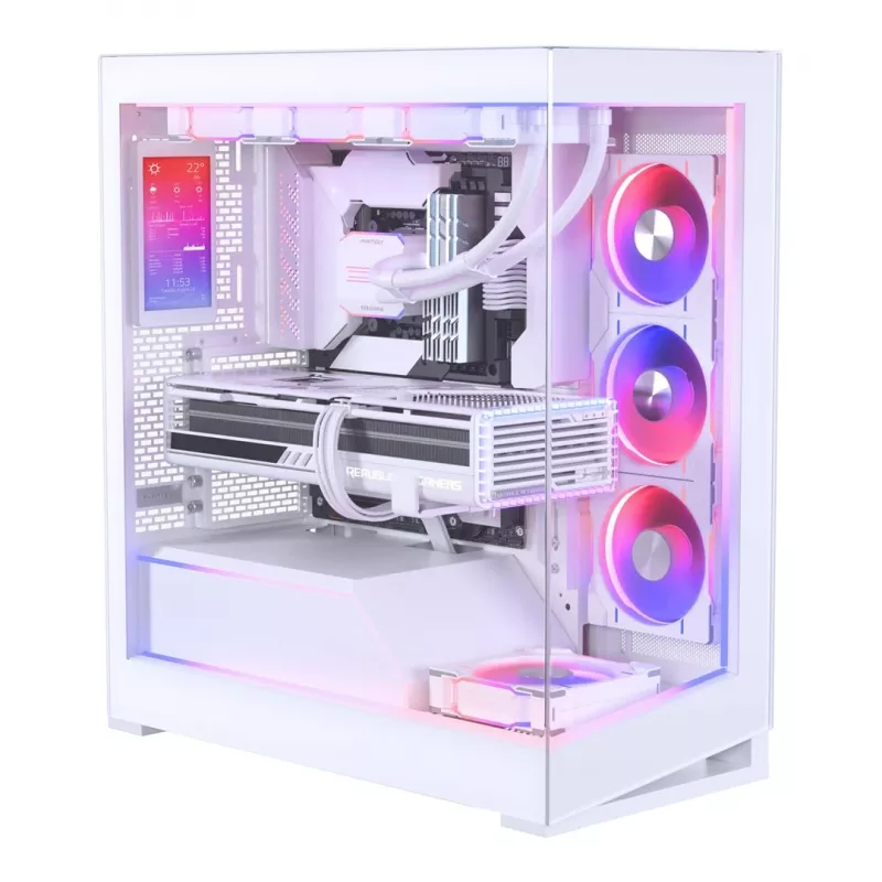 Zestaw panelu LCD Phanteks PH-HRLCD_WT01 uniwersalny 5 V 80 mm