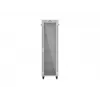 Stojąca szafa rack 19 cali 42U LANBERG 600×600 mm szara z drzwiami szklanymi i LCD (płaski Pack)