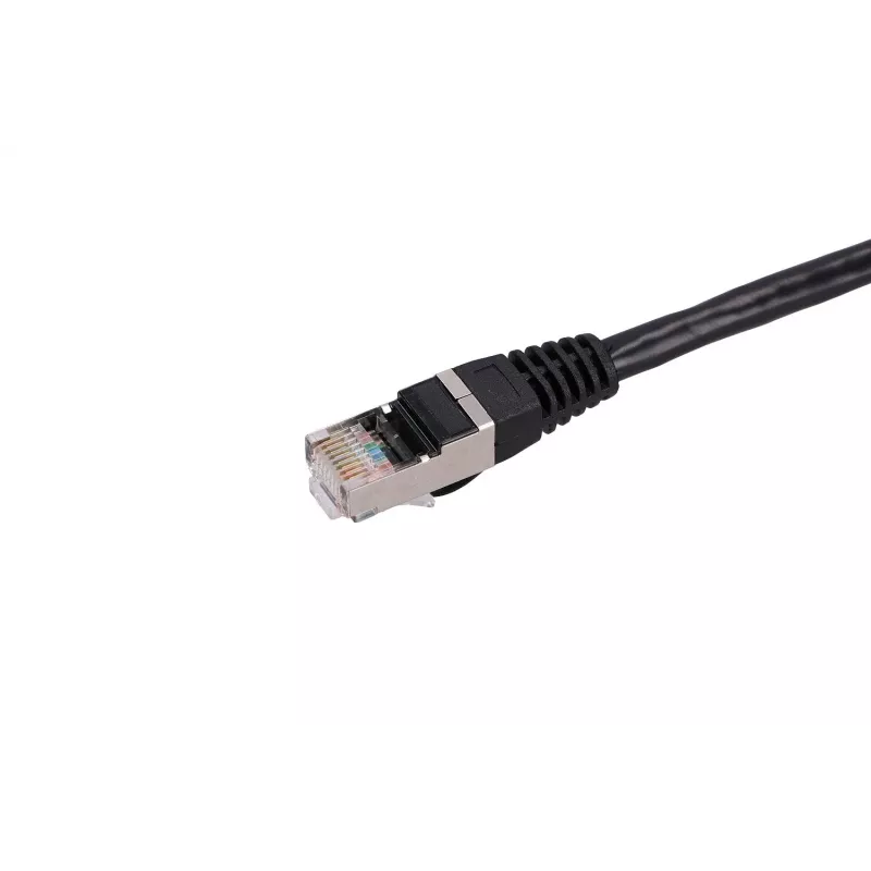 Kabel sieciowy Extralink LAN Patchcord Kat.5e RJ-45 2m Czarny