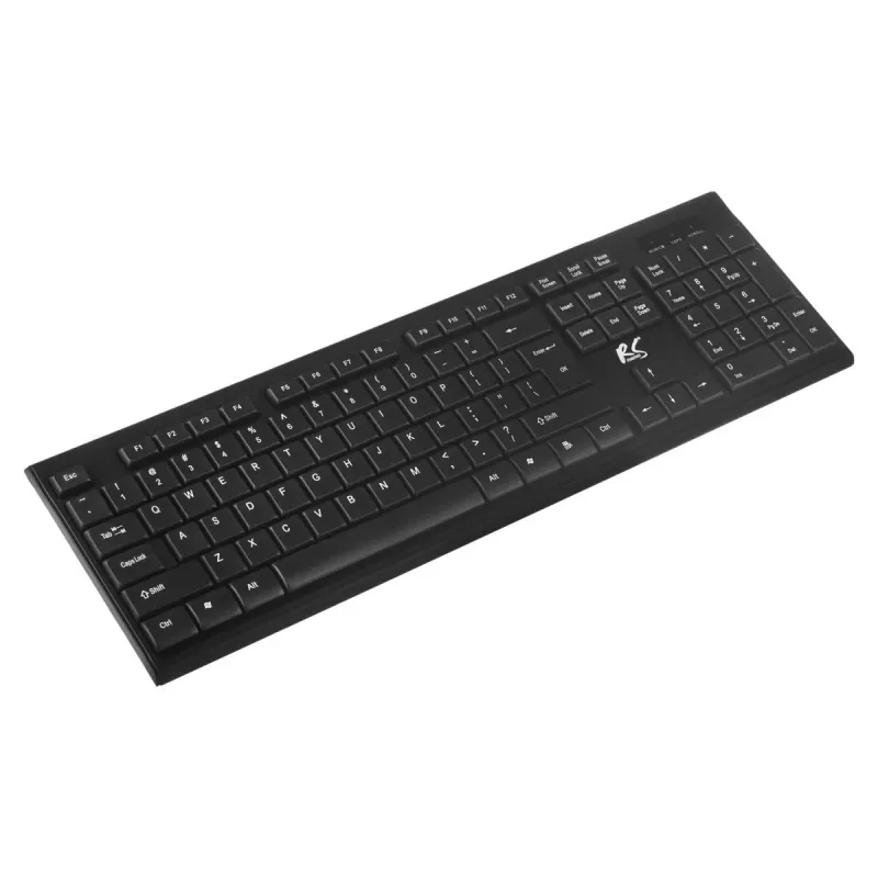 Bezprzewodowy zestaw klawiatury i myszy NanoRS z ergonomicznym designem – RS580 do płynnej i wydajnej pracy