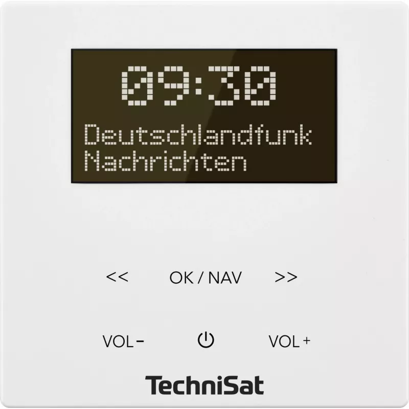 TechniSat DigitRadio UP 55 - Radio DAB - 2 x 2 Wat - Biały (0001/3901)