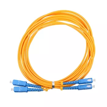 Kabel światłowodowy Extralink EX.3586 1 m FTTH G.652D SC-SC duplex żółty
