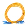 Kabel światłowodowy Extralink EX.3586 1 m FTTH G.652D SC-SC duplex żółty