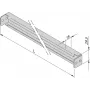 Schroff C-RAIL 600 LG. (2X) (23130333)