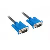 Kabel VGA (D-Sub) LANBERG CA-VGAC-10CU-0050-BK — 5 m, męsko-męski, ferryt, płaszcz PVC