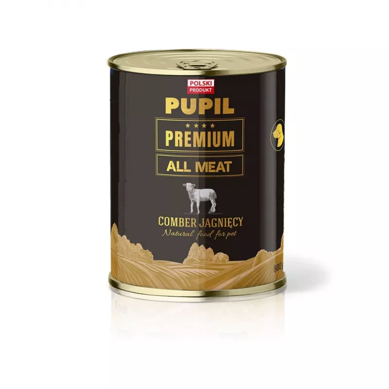 PUPIL Premium All Meat Gold Saddle of lamb - karma mokra dla psa - 800g