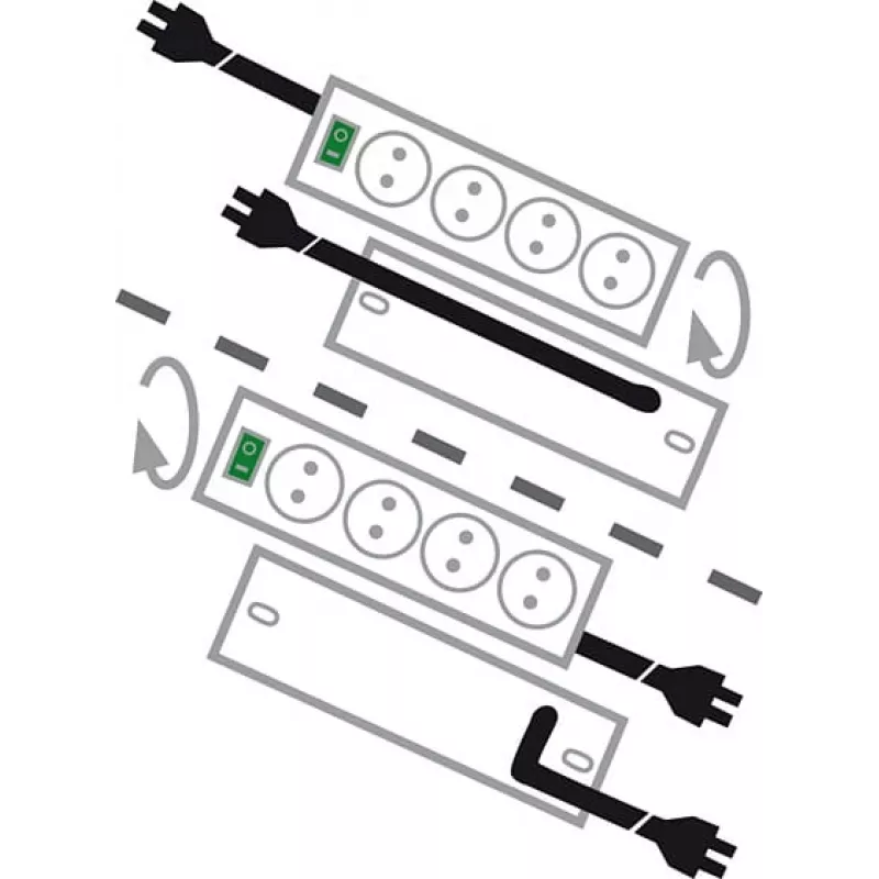 brennenstuhl Primera-Tec Comfort Switch Plus - Überspannungsschutz - Wechselstrom 250 V - 3500 Watt - Ausgangsbuchsen: 7 - 2,0m - Deutschland - Schwar