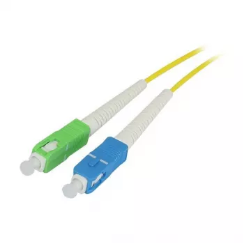 Synergy 21 LWL-1-Faser-Patchk. 0.5mtr.SC-SC APC 9/125u OS2 G657A2 AD 2mm flexible - Single- bzw. Monomode-Faser - 0,5 m