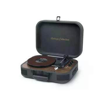 System stereo z gramofonem Muse z Bluetooth Out | MT-207 DGB | 2x5 W | Bluetooth | Czarny/Brązowy