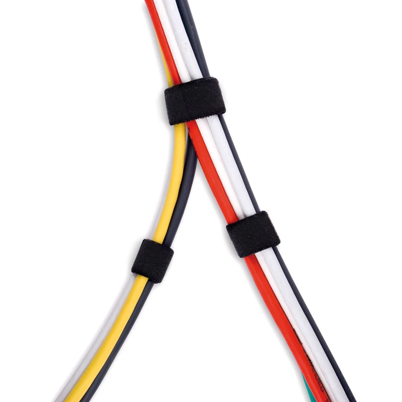 LABEL THE CABLE LTC PRO Rolka z rzepem, dwustronna taśma rzepowa, 25 m, żółta