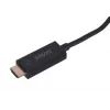 Adapter kablowy wideo SAVIO DisplayPort na HDMI Typ A CL-56, 1,5 m, czarny