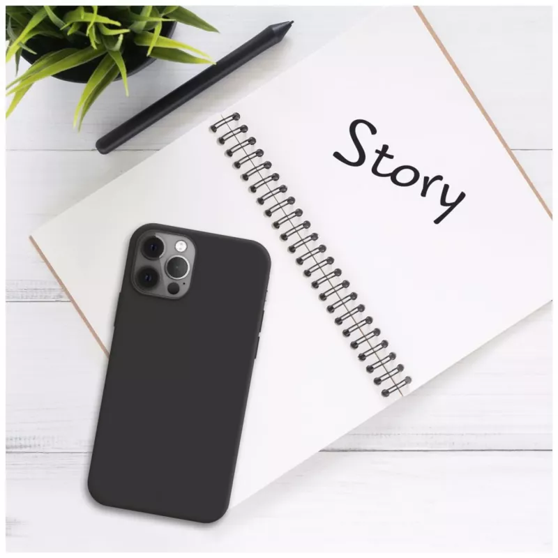 Fixed STORY tylna obudowa do Xiaomi Redmi 15 4G/5G, gumowana czarna obudowa ochronna