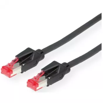 Kabel krosowy DRAKA Kat.6 (Klasa E) S/FTP, UC900 TM21, LSOH, czarny, 3 m