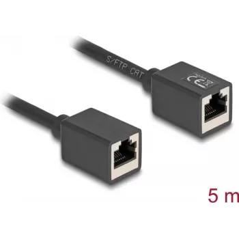 Kabel sieciowy DeLOCK 90333 RJ-45 Cat6a 5m Czarny