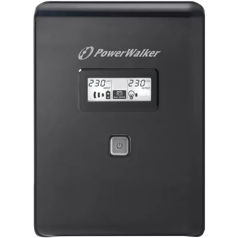 PowerWalker VI 2000 LCD 2 kVA 1200 W 2 gniazda AC