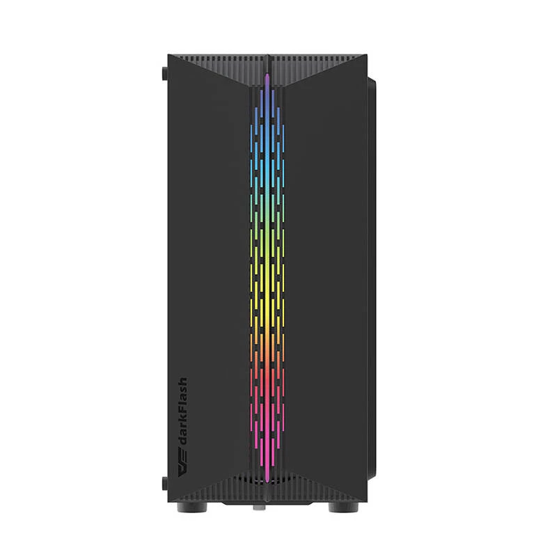 Obudowa komputerowa Darkflash DK151 LED (czarna) + 3 wentylatory RGB