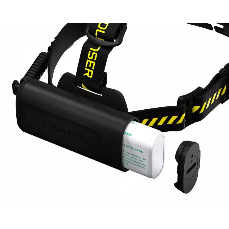 Latarka czołowa Led Lenser H15R Work czarno-żółta