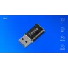 Savio AK-81 Adapter kabla wideo USB-C na USB-A Czarny