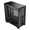 Obudowa PC MODECOM VOLCANO EXPANSE T Midi Tower, szkło hartowane, USB-C, obsługa micro ATX, GPU do 430 mm, chłodzenie CPU do 180 mm, 3x wnęki 3,5 cala, 2x 2,5 cala, czarna