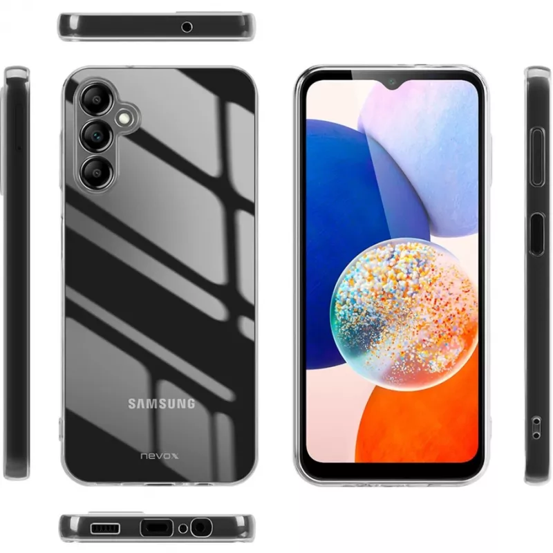 Cover Nevox StyleShell Flex dla Samsung Galaxy A15 6.5 cala Transparentny