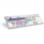Klawiatura Logickeyboard LKB-PPROCC-CWMU-FR Office USB AZERTY French biały