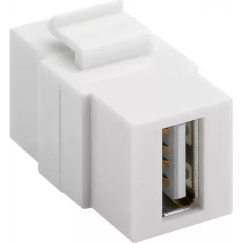 Goobay 79909 - Płaski - Biały - USB A - USB A - Żeński - Żeński (79909)