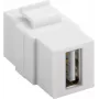 Goobay 79909 - Płaski - Biały - USB A - USB A - Żeński - Żeński (79909)