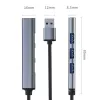 Hub USB QOLTEC 53793 — wejście USB 3.0, 3× porty USB 2.0