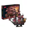 Puzzle 3D cubicfun Queen Anne's Revenge Anniversary Version – model 306-T4040H, kolekcjonerski statek do montażu