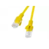 Kabel krosowy LANBERG RJ-45 Cat5e PCU5-10CC-0100-Y, 1 m, U/UTP, przewodniki CCA, żółty