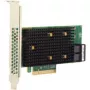 Karta interfejsu Broadcom HBA 9500-8i PCIe NVMe na SAS, 1 wewnętrzny port mini-SAS, pełna wysokość/niskoprofilowa, szaro-czarna