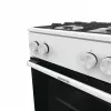 Wolnostojąca kuchenka gazowa z piekarnikiem Gorenje GG5A10WFFM — płyta 4-palnikowa, piekarnik 70 L, emaliowany blat, biały