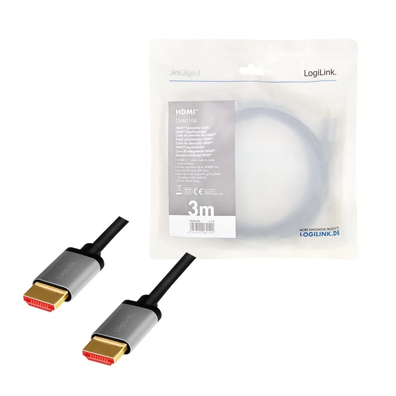Kabel HDMI LogiLink CHA0106 3m