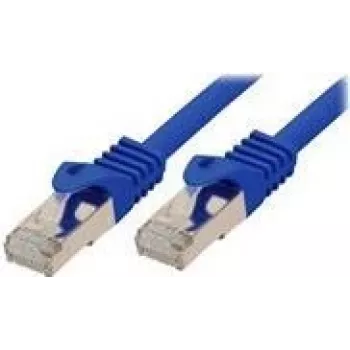 Kabel sieciowy ShiverPeaks BASIC-S Cat7 S/FTP (S-STP) niebieski, 1 m, RJ-45, pozłacane styki